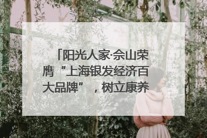 阳光人家·佘山荣膺“上海银发经济百大品牌”，树立康养行业新标杆