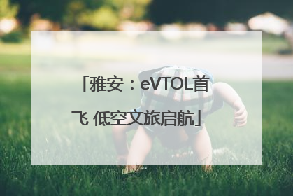 雅安：eVTOL首飞 低空文旅启航