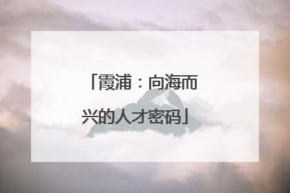 霞浦：向海而兴的人才密码