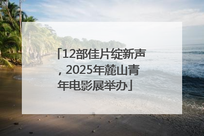 12部佳片绽新声，2025年麓山青年电影展举办