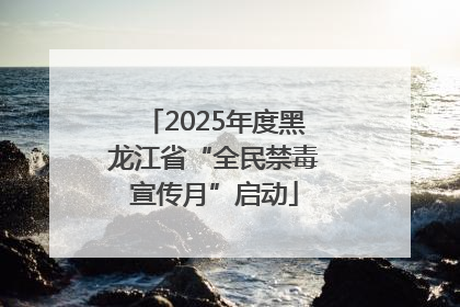 2025年度黑龙江省“全民禁毒宣传月”启动